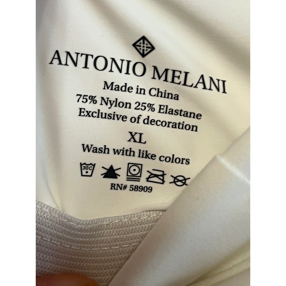 Antonio Melani White Pleated Tennis Skort Athletic Golf Skirt XL Sporty Trendy - Picture 2 of 6